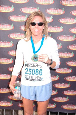 Laura completes her third Rock and Roll Phoenix Marathon!